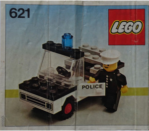 LEGO Policíuna Auto 621-1 Instructions