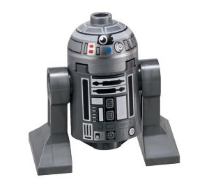 LEGO R2-Q2 con Dark Stone Gris Cuerpo Minifigura