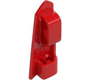 LEGO Rojo Curvo Panel 21 Derecha (11946 / 43499)