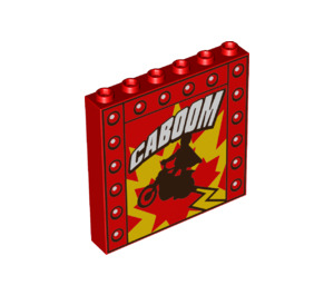 LEGO Panel 1 x 6 x 5 con Duke Caboom (50133 / 59349)