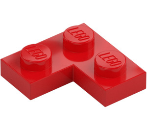 LEGO Rojo Placa 2 x 2 Esquina (2420)