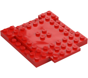 LEGO Placa 8 x 8 x 0.7 con Cutouts y Ledge (15624)