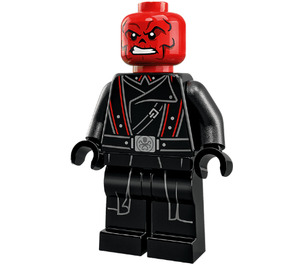 LEGO rojo Skull Minifigura