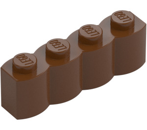 LEGO Marrón rojizo Ladrillo 1 x 4 Log (30137)