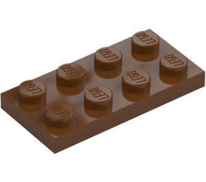 LEGO Marrón rojizo Placa 2 x 4 (3020)