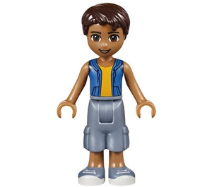 LEGO Robert con Sand Azul Shorts y Hoodie Minifigura