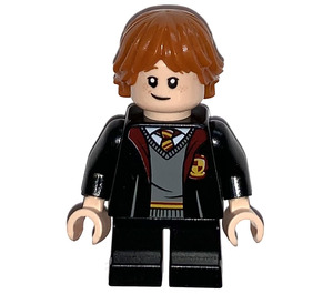 LEGO Ron Weasley con Gryffindor Robe Open Minifigura