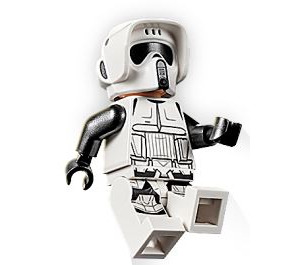 LEGO Scout Trooper con Negro Brazos (Scowl) Minifigura