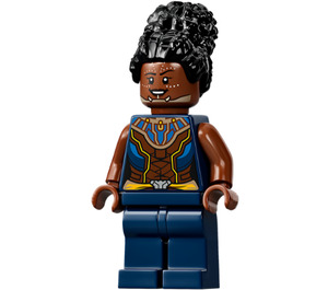 LEGO Shuri con Dark Azul Traje Minifigura