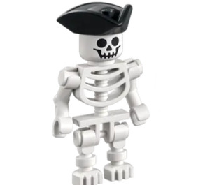 LEGO Esqueleto con Pirate Sombrero Minifigura