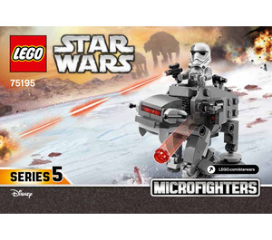 LEGO Esquí Speeder vs. First Order Walker Microfighters 75195 Instructions