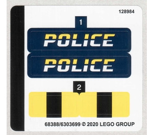 LEGO Pegatina Sheet for Set 60274 (68388)