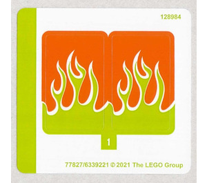 LEGO Pegatina Sheet for Set 60299 (77827)