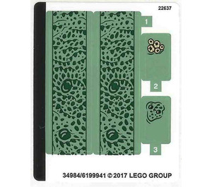 LEGO Pegatina Sheet for Set 76085 (34984)