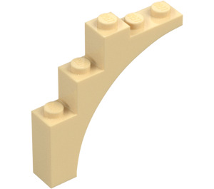 LEGO Arco 1 x 5 x 4 Arco regular, parte inferior sin refuerzo (2339 / 14395)