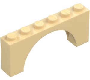 LEGO Arco 1 x 6 x 2 Parte superior de grosor medio (15254)