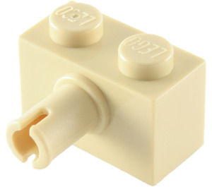 LEGO Ladrillo 1 x 2 con Alfiler sin soporte de espárrago inferior (2458)