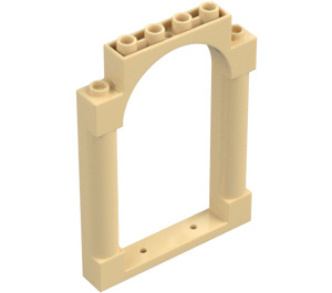 LEGO Tostado Puerta Marco 1 x 6 x 7 con Arco (40066)