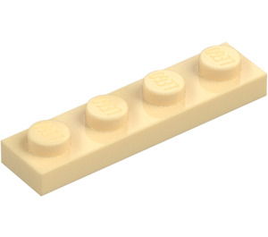 LEGO Tostado Placa 1 x 4 (3710)