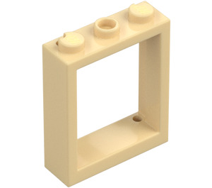 LEGO Tostado Marco de ventana 1 x 3 x 3 (51239)