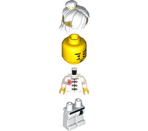 LEGO Teen Wu con Blanco Training Gi  Minifigura