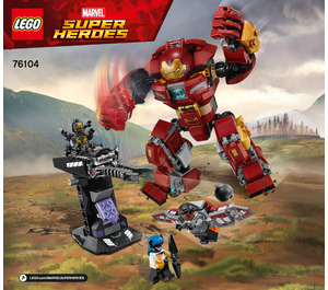 LEGO The Hulkbuster Smash-Arriba 76104 Instructions