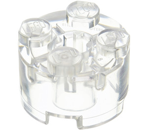 LEGO Transparente Ladrillo 2 x 2 Circular (3941 / 6143)