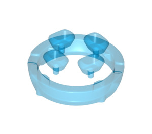 LEGO Transparente Azul Oscuro Cuatro Diamonds en Sprue (36451)