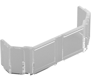 LEGO Vidrio para Tren Frontal 2 x 6 x 2 (17457 / 47490)