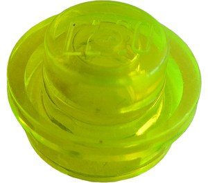 LEGO Verde neón transparente Placa 1 x 1 Circular (6141 / 30057)