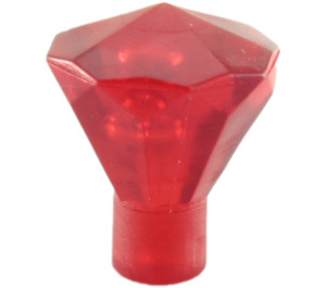 LEGO Rojo transparente Diamante (28556 / 30153)
