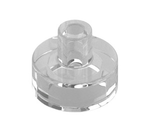 LEGO Transparente Plana 1 x 1 Circular con Hollow Barra (20482 / 31561)