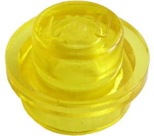 LEGO Amarillo transparente Placa 1 x 1 Circular (6141 / 30057)