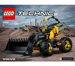 LEGO Volvo Concept Rueda Loader ZEUX 42081 Instructions