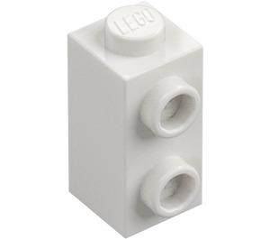 LEGO Blanco Ladrillo 1 x 1 x 1.6 con Dos Espigas laterales (32952)