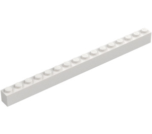 LEGO Blanco Ladrillo 1 x 16 (2465)