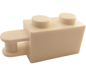 LEGO Ladrillo 1 x 2 con Encargarse de (Inset) (Eje empotrado) (26597)