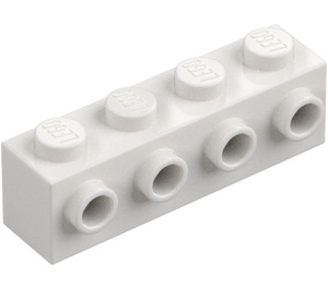 LEGO Blanco Ladrillo 1 x 4 con 4 Espigas en Uno Lado (30414)