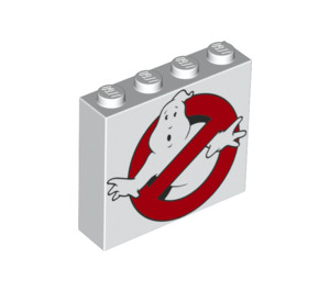 LEGO Ladrillo 1 x 4 x 3 con Ghostbusters logo (49311 / 68407)