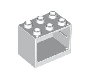 LEGO blanco Alacena 2 x 3 x 2 con tacos empotrados (92410)
