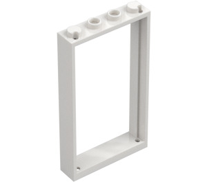 LEGO Blanco Puerta Marco 1 x 4 x 6 (Un solo lado) (40289 / 60596)