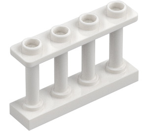 LEGO Valla Spindled 1 x 4 x 2 con 4 espigas superiores (15332)