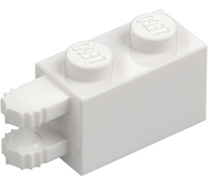 LEGO Bisagra Ladrillo 1 x 2 Cierre con Dual Finger en Final Horizontal (30540 / 54672)