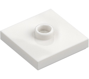 LEGO Blanco Placa 2 x 2 con ranura y 1 Centro Espiga (23893 / 87580)