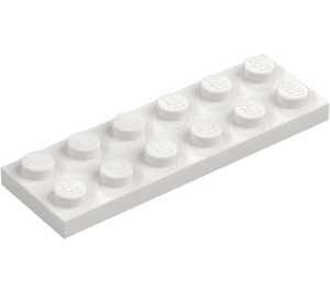 LEGO Blanco Placa 2 x 6 (3795)