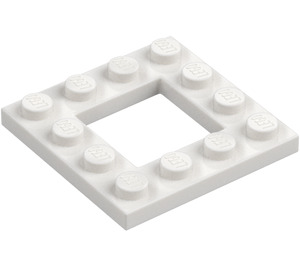 LEGO Blanco Placa 4 x 4 con 2 x 2 Open Centro (64799)