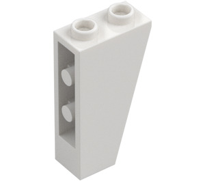 LEGO Blanco Con pendiente 1 x 2 x 3 (75°) Invertido (2449)