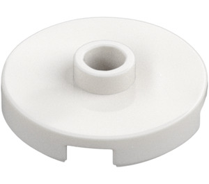 LEGO Blanco Plana 2 x 2 Circular con Espiga (18674)