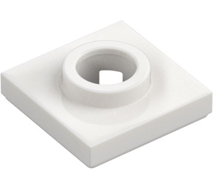 LEGO Blanco Placa giratoria 2 x 2 Base (27448)