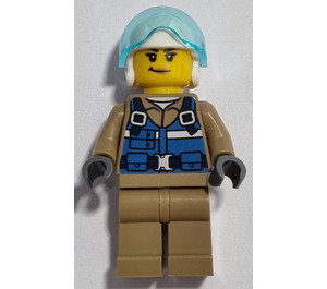 LEGO Wildlife Rescue Pilot con Casco Minifigura